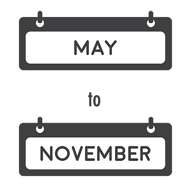 annual pass valid may to November